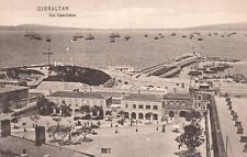 Vintage Postcard 1910's The Casemates Renzaquen Tanger Gibraltar Boats in Water picture