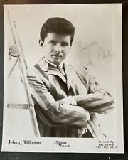VINTAGE=JOHNNY TILLOTSON = HAND SIGNED AUTOGRAPHED -8X10- B&W PHOTOGRAPH picture