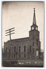 Jefferson Texas TX Postcard RPPC Photo Presbyterian Church c1910's Antique picture