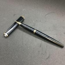 Montblanc Fountain Pen in Black with Gold Nib 14k/CT 585 Used picture