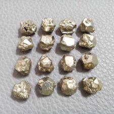 Attractive Golden Pyrite Raw 16 Piece Size 12-15 MM Natural Pyrite Rough Jewelry picture