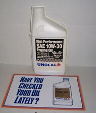 Vintage NOS Unocal 76 Uno-ven Motor Oil Merchandising Kit Gas Station Display picture