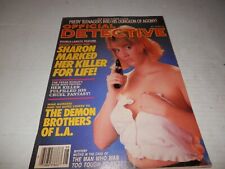 vintage official detective May 1989 magizine picture