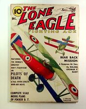 Lone Eagle Pulp Dec 1938 Vol. 17 #3 FN picture