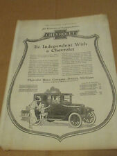 Vintage 1920's Chevy Advertisement Be Independent With a Chevrolet 1924 1925 26 picture