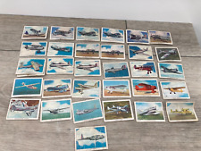Wings Tobacco Trading Cards Cigarette WWII Airplane Air Force Cessna Douglas Lot picture