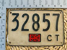 1948 To 1956 Connecticut License Plate 1953 Tab 32857 ALPCA Garage Decor picture