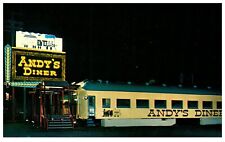 Andy's Diner 4th Avenue Seattle Washington Chrome Postcard c.1960 picture