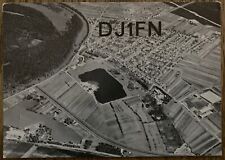 QSL Card - Munich Germany  DJ1FN  1969 Topographic Photo Postcard picture