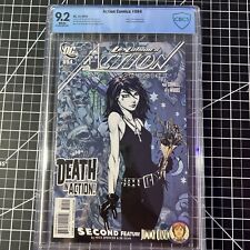 Action Comics #894A CBCS 9.2 2010 1st Appearance of Death in DCU. picture