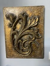 Tuscan Antique Gold Dimensional wall plaque picture
