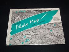 1986 SANTA FE PHOTO MAP & DIRECTORY - FOLD-OUT - J 8838 picture