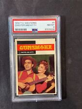 1958 Topps T.V. Westerns graded 8 #5 Chester & Kitty picture