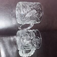 McDonald’s Batman Forever 2 Mug Lot, The Riddler And Two Face 1995 picture