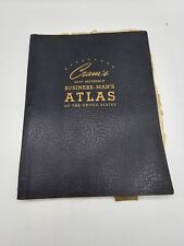 Rare 1952  Cram's Business Mans Atlas Leather Binding  picture