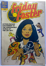 FRIDAY FOSTER # 1 DELL Comics 1972 Jet Set Fashion Comic Book Only Issue Made picture