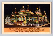 Mitchell SD-South Dakota, Corn Palace, Antique, Vintage Souvenir Postcard picture