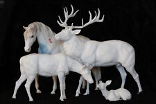 breyer model horse animal Red Deer Set 3 Resin ready to paint Traditional Scale picture