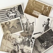 Antique/Vintage B&W/Sepia Snapshot Photograph Lot of 7 Fish Fishing Hunting Men picture