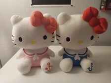 NWT Sanrio Hello Kitty 10” Sailor Plush Pink And Blue Set Bundle Round1 Cute picture