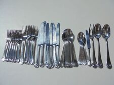 38 Pcs Helmick Robert Welch Stainless Ammonite Bright Flatware Knives Fks Spoons picture