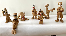 Vintage ANDREOLI Clown Sculpture LOT OF 7 - 1978 1979 picture