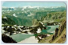 c1960's Beartooth Mountains Red Lodge-Cooke City Silver Gate MT Postcard picture