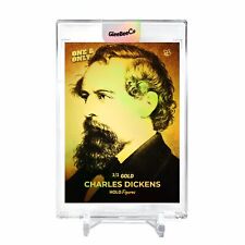 CHARLES DICKENS Circa 1850 Card 2023 GleeBeeCo #CC29-G Encased Holo GOLD 1/1 picture