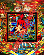 1979 Williams GORGAR Pinball Machine Backglass Playfield Art 8x10 Photo picture