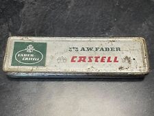 Vintage A. W. Faber Castell Metal Tin Empty Pencil Box picture