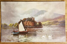 Kilchurn Castle Scotland Postcard Circa 1907 Tucks Oilette Scottish Castles 7147 picture