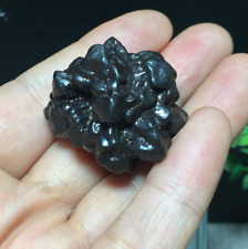 38g 1pcs Rare Carbonado Black Diamond Limonite & Hematite Specimen  10 picture