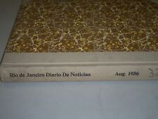 1956 AUGUST 1-31 RIO DE JANEIRO DIARIO NEWSPAPER BOUND VOLUME - SPANISH - BV 66 picture