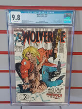 WOLVERINE #10 (Marvel Comics, 1989) CGC Graded 9.8 ~ SABRETOOTH  ~ White Pages picture