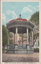 c1920s Postcard Henry Clay Statue Capitol Square Richmond, Virginia VA 5385.4 picture