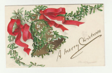 1908 Merry Christmas Embossed Unposted #51494 Ellen H Clapsaddle Postcard picture