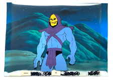 💪 Skeletor He-Man MOTU Animation Production Cel Hand-Painted Background & COA picture