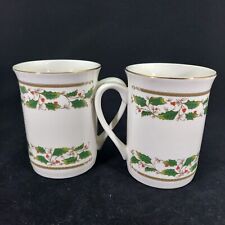 Pair of Home For The Holidays Mugs 