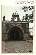 Capilla Chapel del Cristo Entrance San Juan Puerto Rico Vintage Postcard Posted picture
