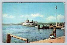 Wolfeboro NH-New Hampshire Mt. Washington Laker c1957 Vintage Souvenir Postcard picture