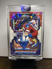 Transformers Optimus Prime 1 Of 1 Prizm Cracked Ice Custom Card picture