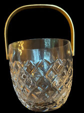 Vintage CHRISTIAN DIOR Crystal Ice Bucket Paris Chic Cocktail Bar Cart Holiday picture