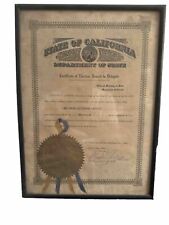 1924 Certificate of Election Issued to Delegate for Presidential Primary Signed picture