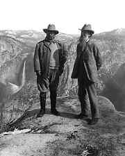 US President Theodore Roosevelt & Conservationist John Muir Poster Photo 13x19 picture