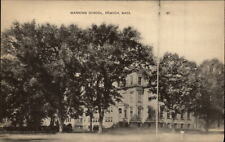 Ipswich Massachusetts ~ Manning School ~ vintage postcard sku029 picture