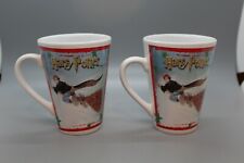 2 Vintage Churchill 2001 Warner Brothers Harry Potter Mug Harry & Ron Quidditch  picture