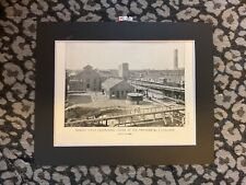 c1910 COAL MINING RARE , ART PRINT PICTURE , BRITISH COAL , Preussen Colliery picture