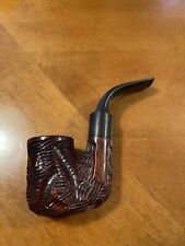 Carved Oom Paul Estate Pipes Imported Briar Deep Carve Lines Must See picture