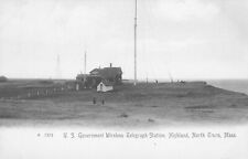 U.S.GOV. WIRELESS TELEGRAPH STATION RPPC Postcard c1905,Highland, N. Truro, MASS picture