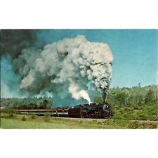 Vintage Train Postcard Reading 2102 Locomotive North Caldwell West Virginia picture